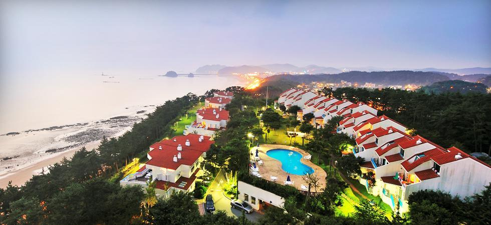 Hotel Resom Ocean Castle Taean Exterior foto